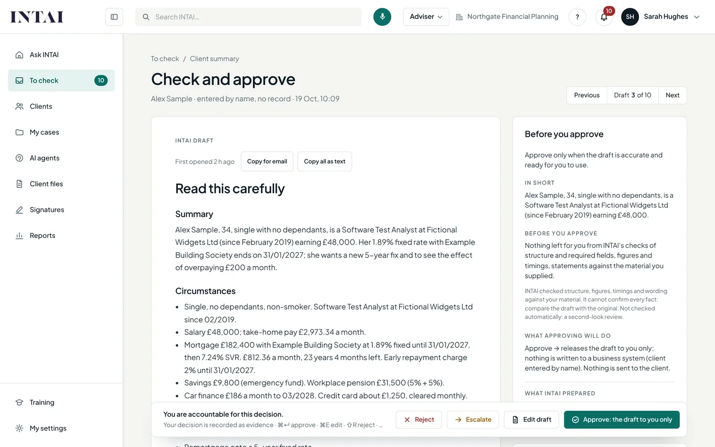 Check And Approve